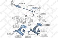 51-02247-sx наконечник рулевой правый audi a3 1.6-3.2/1.9tdi/2.0tdi 03