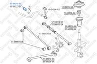 89-98018-sx втулка стабилизатора заднего центральная toyota camry sxv10/vcv10 91-94