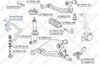 89-98149-sx втулка стабилизатора переднего центральная toyota land cruiser kdj9/zj9 96-98