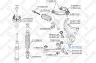 52-00182-sx опора шаровая нижняя honda accord 2.0-2.4/2.2di 08