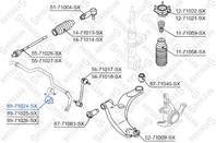 89-71024-sx втулка стабилизатора переднего центральная mazda 323 bj 98