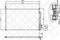 10-45001-sx /ava fd5268/ns94432/gr925337/vl817493[xs4h19710ac] радиатор конд. ford focus all 98-04