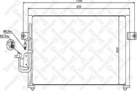 10-45100-SX_ NS94037 NS94035 HY5059 [9760629100] !радиатор конд. Hundai Coupe/Lantra all 96>