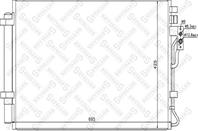 10-45707-sx радиатор кондиционера kia sorento 2.4i 16v 09