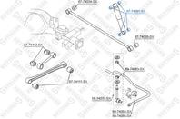 87-74091-sx_сайлентблок зад. амортизатора! nissan terrano r20 all 93&gt_serena c23m all 92&gt