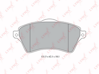 Колодки торм. пер. LAND ROVER Freelander 1.8-2.5 00-06 / Range Rover III 3.0D 02-12