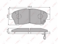 Колодки торм. TOYOTA CAMRY(V10/20) (14) 96-99/99-01(JAP)/CARINA E/COROLLA(E10) 92-97/