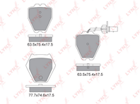 BD-1225 Колодки тормозные передние AUDI A6 1.8T-4.2 98-05 4WD / Allroad 2.5D-4.2 00-05