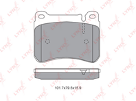 BD-5351 Колодки тормозные передние MERCEDES-BENZ C180K-350(W203) 00-07 / CLK200-350(C209) 02-09 / S...