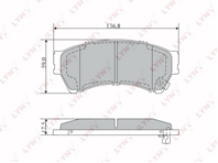 BD-5118 Колодки тормозные передние MAZDA 6 1.8-2.5 07]