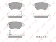 BD-5910 Колодки тормозные задние OPEL Astra F/G 1.2-2.0D 98-05 / Zafira A 2.0D 99-05