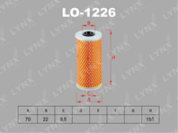 Lo-1226 фильтр масляный mercedes-benz e420-500(w124) 91-95 / e420-500(