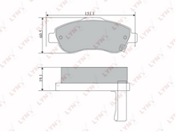 BD-3418 Колодки тормозные передние HONDA CR-V 2.0-2.4 06]