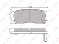 BD-5502 Колодки тормозные задние MITSUBISHI Pajero ]00/Pajero Sport 98]/Space Gear ]00