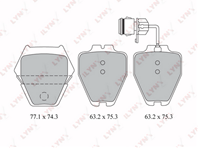 Колодки торм. пер. AUDI A6 3.7 99-05 / A8 2.5D-6.0 97-02