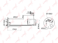 Фильтр топл.погружной MITSUBISHI ASX 2.0 10&gt / OUTLANDER II 2.0-2.4 09&gt