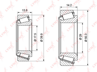 Подшипник зад. DAEWOO NEXIA ESPERO LANOS NUBIRA