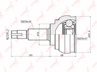 Co-5714 шрус lynx