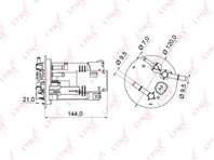 Фильтр топл. в бак MITSUBISHI LANCER IX 1.3-1.6 00&gt