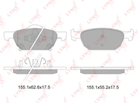 BD-3423 Колодки тормозные передние HONDA Accord VIII 2.0-2.4 08] / Civic 1.4-2.2D 12]