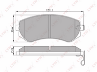 Bd-5710 колодки тормозные передние nissan almera(n15) 97&gt patrol(y61) 97&gt