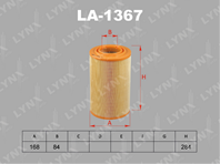 La-1367 фильтр воздушный citroen jumper 1.9td-2.8d 94&gt  fiat ducato 1.