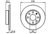 0 986 479 189_диск тормозной передний! Opel Corsa