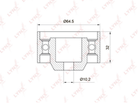 Направляющий ролик грм mitsubishi galant 2.0 96-06 / pajero pinin 2.0 99-05