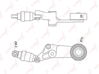 PT-3044 Натяжитель ремня навесного оборудования LYNXauto
