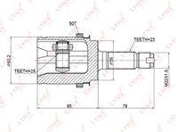 CO-3768A ШРУС LYNXauto