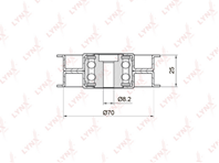 Направляющий ролик приводной mercedes-benz c280-350(w203 4) 05&gt e230-500(w211