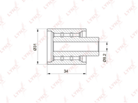 PB-3031 Направляющий ролик / ГРМ SUBARU Forester(SG/H) 2.0-2.5 02] / Impreza(GD/H) 1.5-2.5 00] / Le...