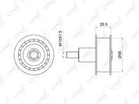 PB-3029 Направляющий ролик / ГРМ SKODA Fabia I-II 1.4 99] / Octavia(1U/Z) 1.4 00] / Roomster 1.4 06...