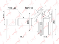 Co-6322a шрус наружный renault kangoo i 1.2-1.5d 01&gt / megane i 1.9d 0