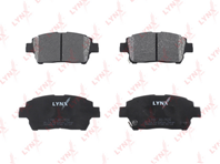 [bd7526] lynxauto колодки тормозные передние комплект на ось
