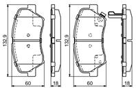 Колодки торм.пер. elantra 11- i30 cerato 13- soul