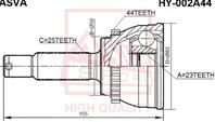 Шрус наружный 23x50x25