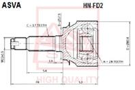 Шрус наружный 28x58x26