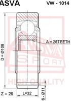 ШРУС ВНУТРЕННИЙ 28X108
