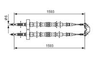 [1987477527] Bosch Тормозной трос