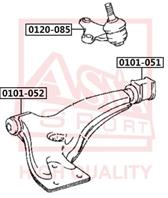 Опора шаровая нижняя правая TOYOTA COROLLA 2 EL41 1990-1994