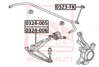 0323fk asva тяга стабилизатора передняя