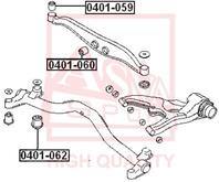 Сайлентблок рычага MITSUBISHI CHARIOT/SPACE WAGON/GRANDIS -03 задн. по