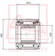 DAC3865025248 ПОДШИПНИК СТУПИЧНЫЙ