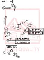 Сайлентблок верхнего переднего рычага TOYOTA TOYOTA CROWN/CROWN MAJESTA UZS171/UZS175 1999-2004