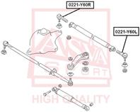 0221y60l asva наконечник рулевой левый