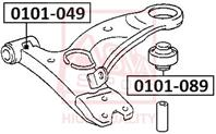 Сайлентблок переднего нижнего рычага задний TOYOTA GAIA ACM15 2002-2004