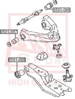 Сайлентблок верхнего переднего рычага MAZDA MAZDA E2000/E2200 SD/SR 1997-