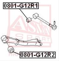 0801g12r2 asva сайлентблок заднего нижнего продольного рычага