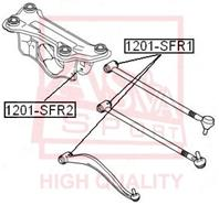 1201sfr2 asva сайлентблок заднего подрамника